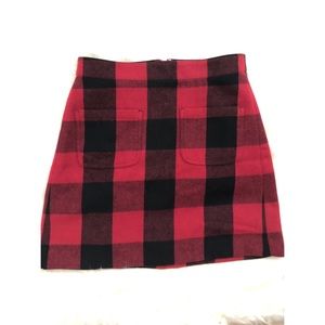 J.Crew buffalo Plaid Skirt
